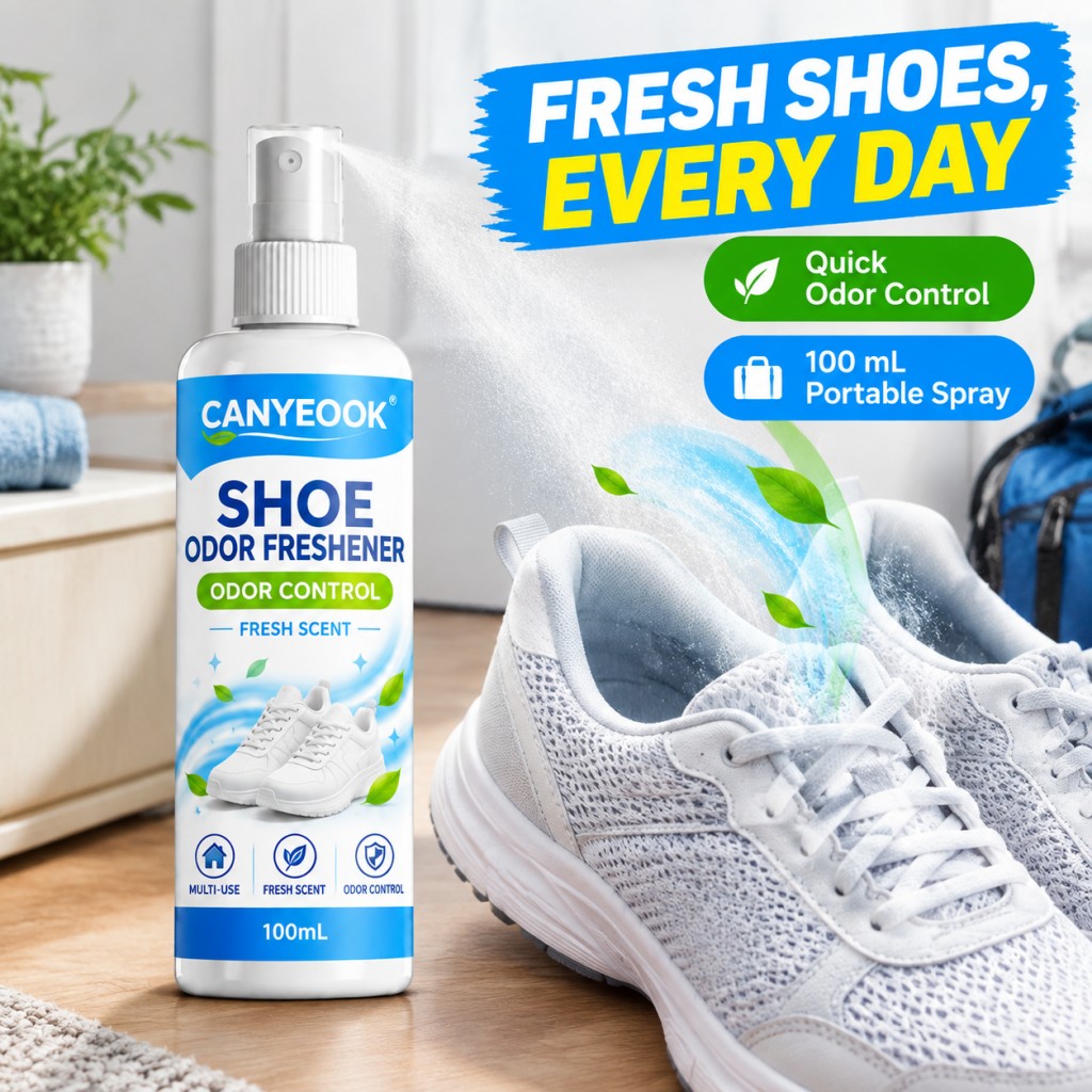 Sneaker Care Spray - CANYEOOK Spray Deodorante per Scarpe 100ml
